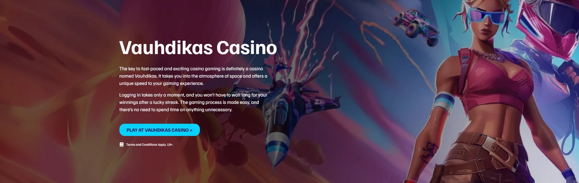 Vauhdikas Casino Pelikokemukset